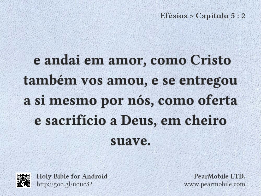 Efésios, Capítulo 5:2